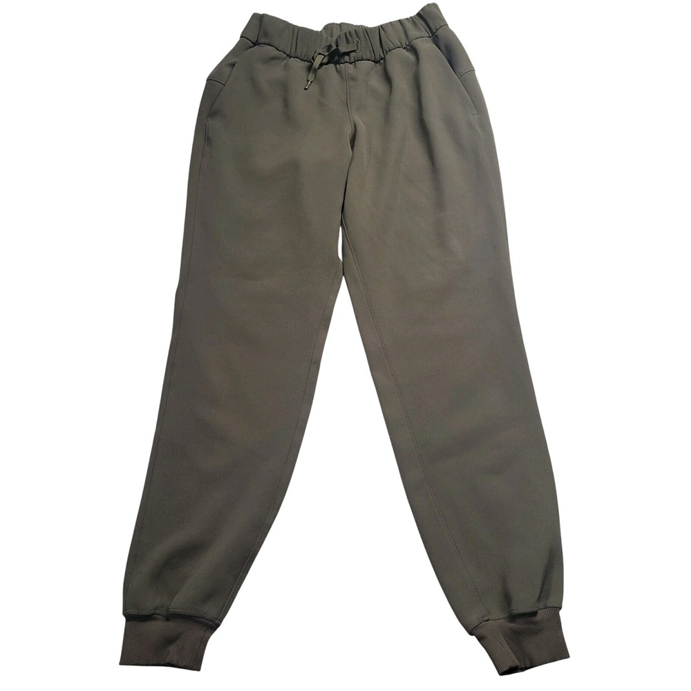 Lululemon On the Fly Jogger Luxtreme Olive Green Drawstring Pants Size‎ 4